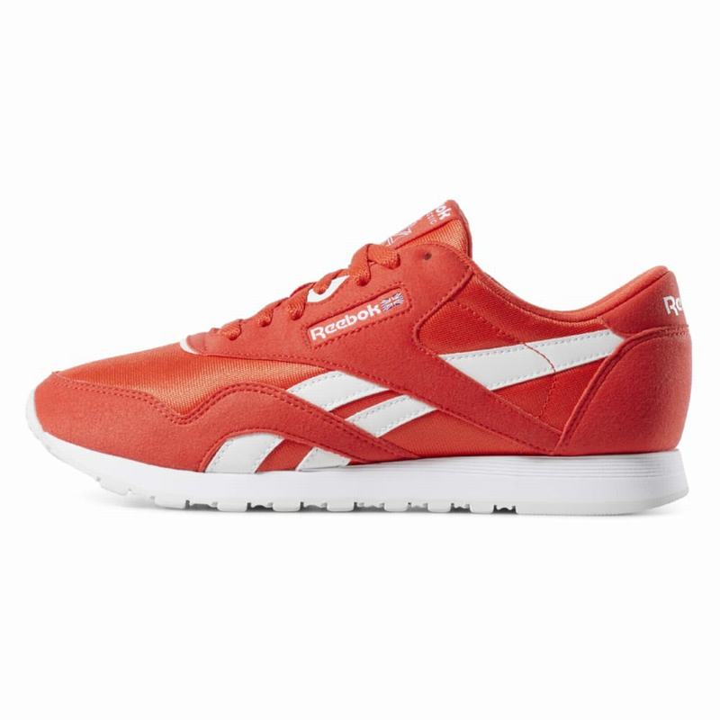 Tenisi Reebok Classic Nylon Color Barbati Rosii/Albi Romania PI2708UW